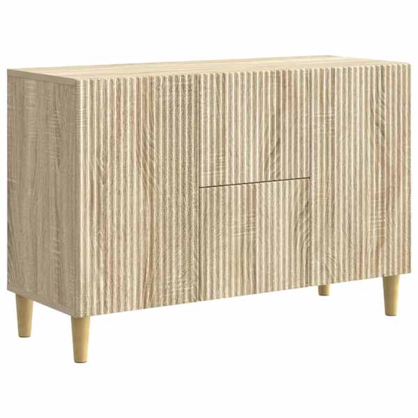vidaXL K&otilde;ide Sonoma tamm 89 x 34,5 x 60 cm Tehispuit