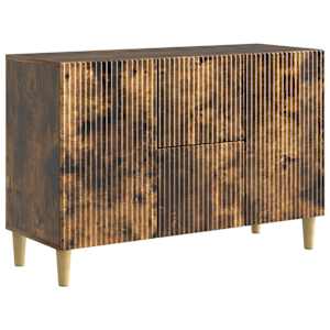 Servírovací skříň se zásuvkou Kouřový dub 89 x 34,5 x 60 cm - obrázek 2