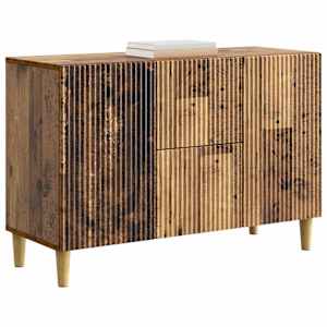 Servírovací skříň se zásuvkou Staré dřevo 89 x 34,5 x 60 cm - obrázek 3