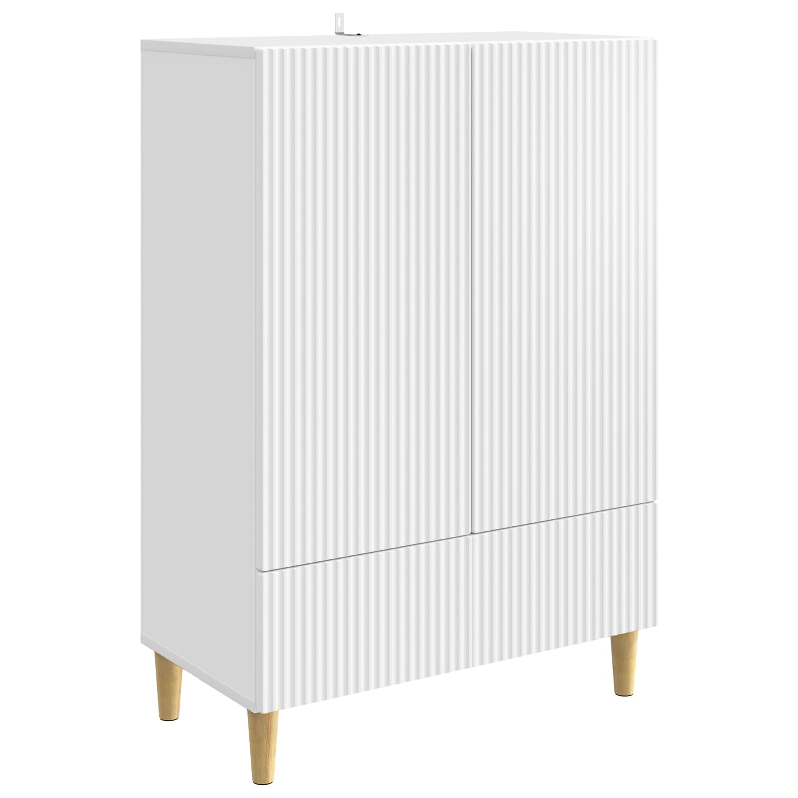 vidaXL Bufet cu sertar Alb 66 x 34,5 x 95 cm Lemn prelucrat