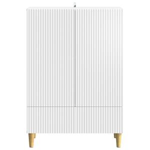 Servírovací skříň Bílá 66 x 34,5 x 95 cm Kompozitní dřevo - obrázek 5