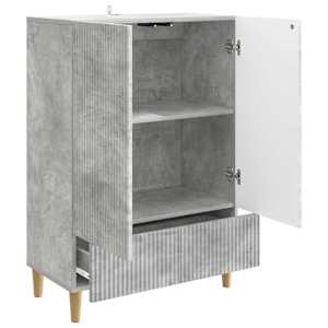 Servírovací skříň se zásuvkou Betonově šedá 66 x 34,5 x 95 cm - obrázek 4