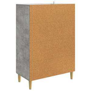 Servírovací skříň se zásuvkou Betonově šedá 66 x 34,5 x 95 cm - obrázek 7