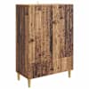 vidaXL K&otilde;ide sahtliga Vana puit 66 x 34,5 x 95 cm Tehispuit