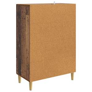 Servírovací skříň se zásuvkou Staré dřevo 66 x 34,5 x 95 cm - obrázek 7