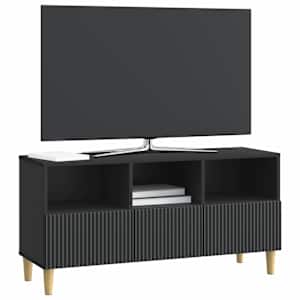 Televizní skříň Černá 102 x 34,5 x 50 cm Kompozitní dřevo - obrázek 2
