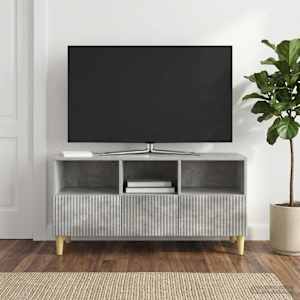 TV omarica Betonsko siva 102 x 34,5 x 50 cm Inženirski les