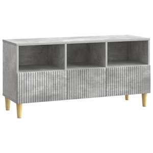 TV omarica Betonsko siva 102 x 34,5 x 50 cm Inženirski les