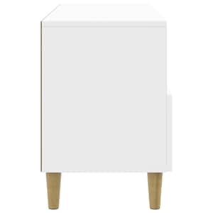 Televizní skříň Bílá s vysokým leskem 102 x 34,5 x 50 cm - obrázek 5
