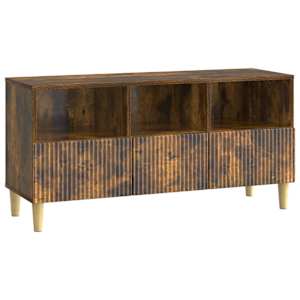 Televizní skříň Kouřový dub 102 x 34,5 x 50 cm Kompozitní dřevo - obrázek 1