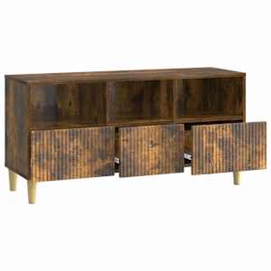 Televizní skříň Kouřový dub 102 x 34,5 x 50 cm Kompozitní dřevo - obrázek 3