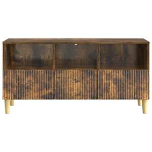 Televizní skříň Kouřový dub 102 x 34,5 x 50 cm Kompozitní dřevo - obrázek 4