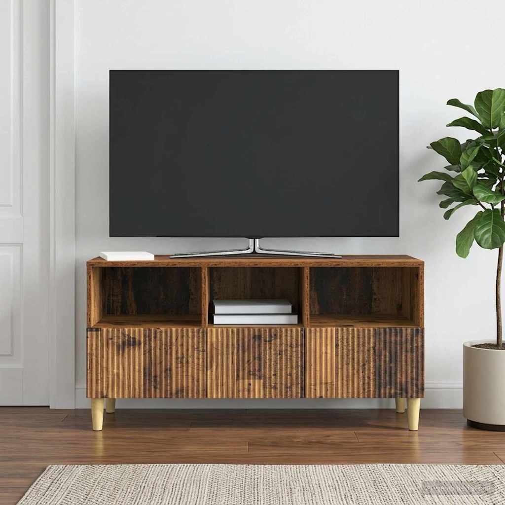TV-kaappi Vanha puu 102 x 34,5 x 50 cm Tekninen puu