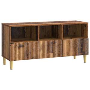 Televizní skříň Staré dřevo 102 x 34,5 x 50 cm Kompozitní dřevo - obrázek 1