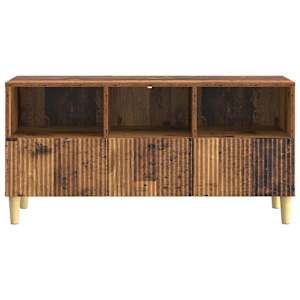 Televizní skříň Staré dřevo 102 x 34,5 x 50 cm Kompozitní dřevo - obrázek 4
