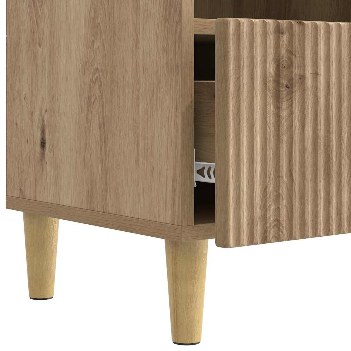 TV-skab 102 x 34,5 x 50 cm Konstrueret træ - Billede 9