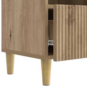 Televizní skříň 102 x 34,5 x 50 cm Dub artisan Kompozitní dřevo - obrázek 9