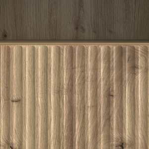 Televizní skříň 102 x 34,5 x 50 cm Dub artisan Kompozitní dřevo - obrázek 10