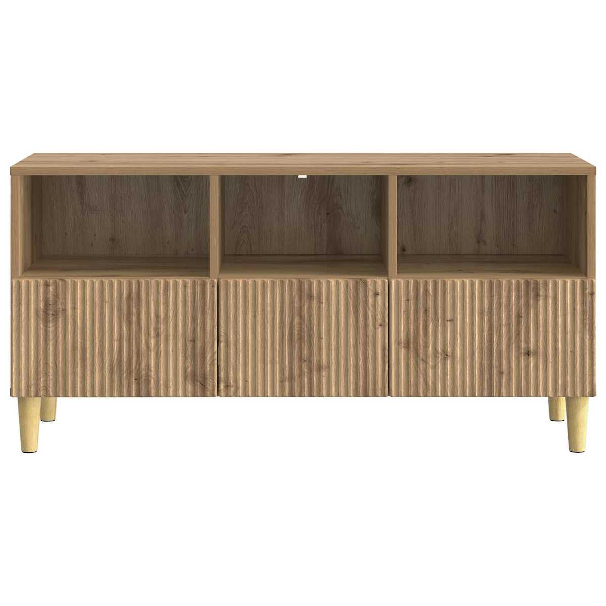 TV-skab 102 x 34,5 x 50 cm Konstrueret træ - Billede 6