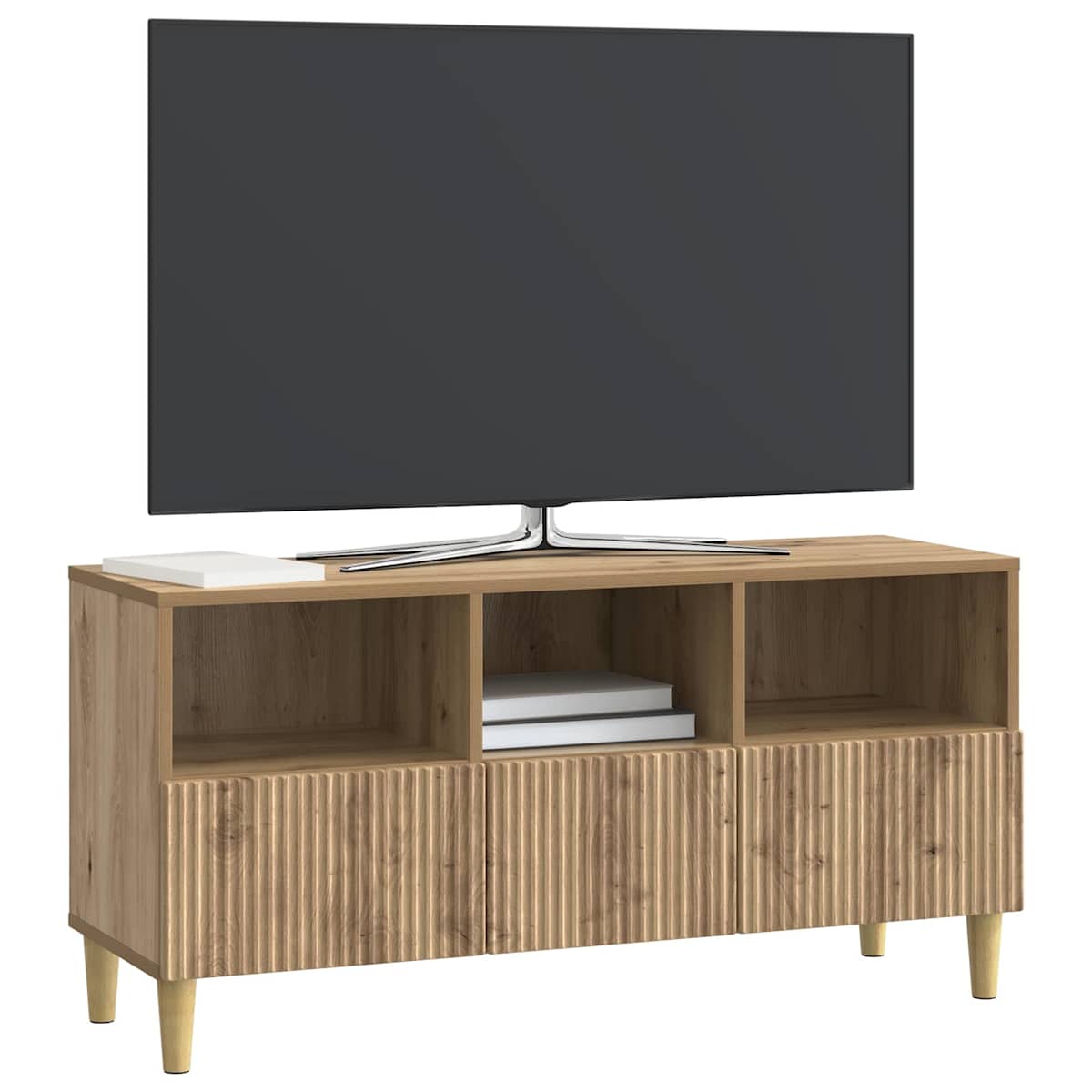 TV-skab 102 x 34,5 x 50 cm Konstrueret træ - Billede 3