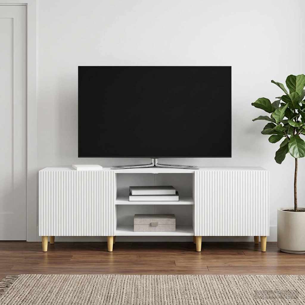 TV-kaappi valkoinen 150 x 31 x 50 cm Tekninen puu