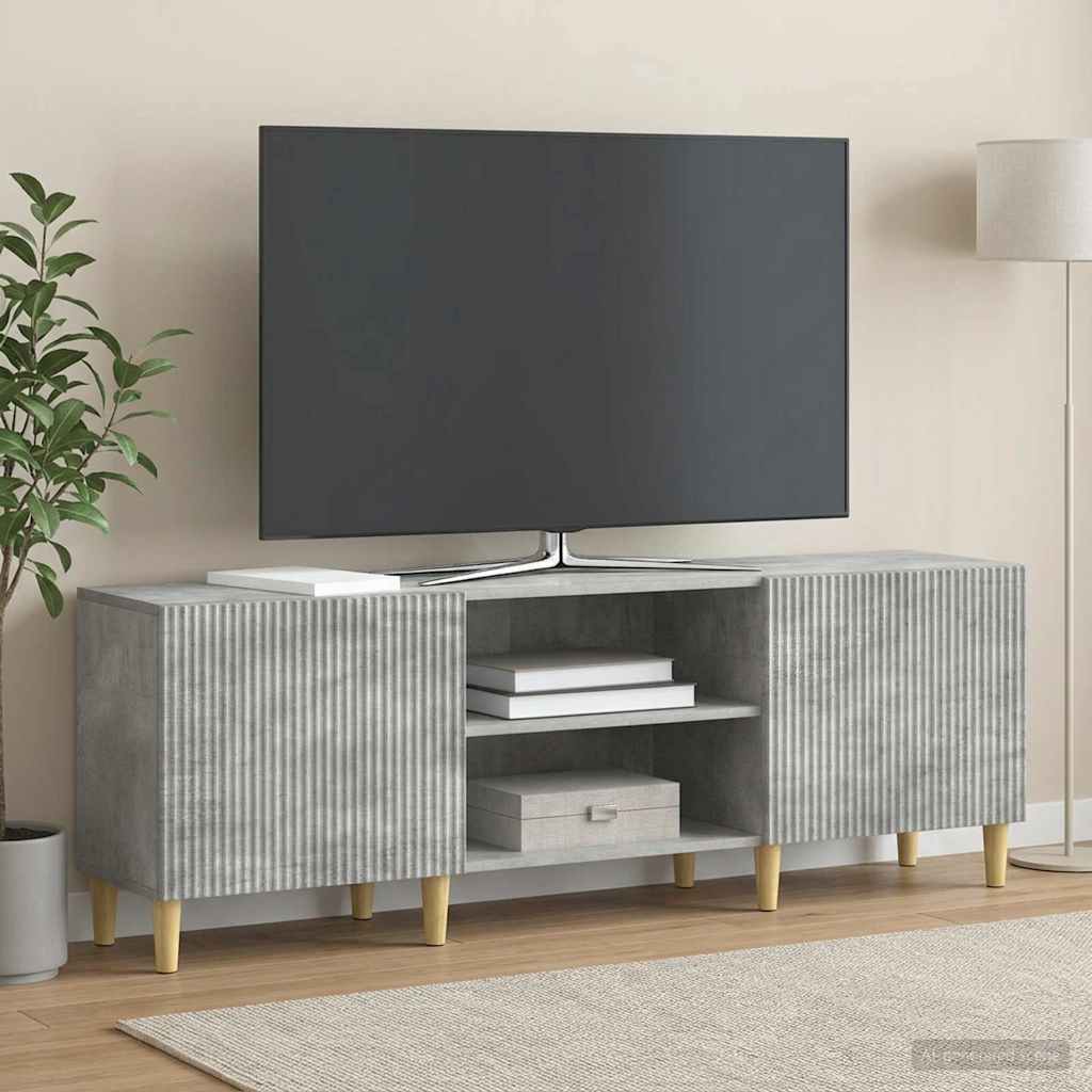 TV-kaappi Betoninharmaa 150 x 31 x 50 cm Tekninen puu