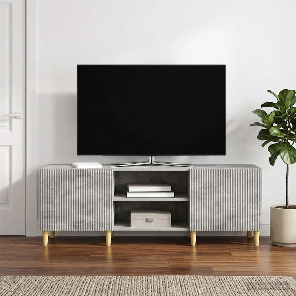 vidaXL TV-kaappi Betoninharmaa 150 x 31 x 50 cm Tekninen puu
