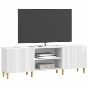 Televizní skříň Bílá s vysokým leskem 150 x 31 x 50 cm - obrázek 2