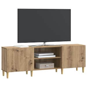 Televizní skříň Dub artisan 150 x 31 x 50 cm Kompozitní dřevo - obrázek 2