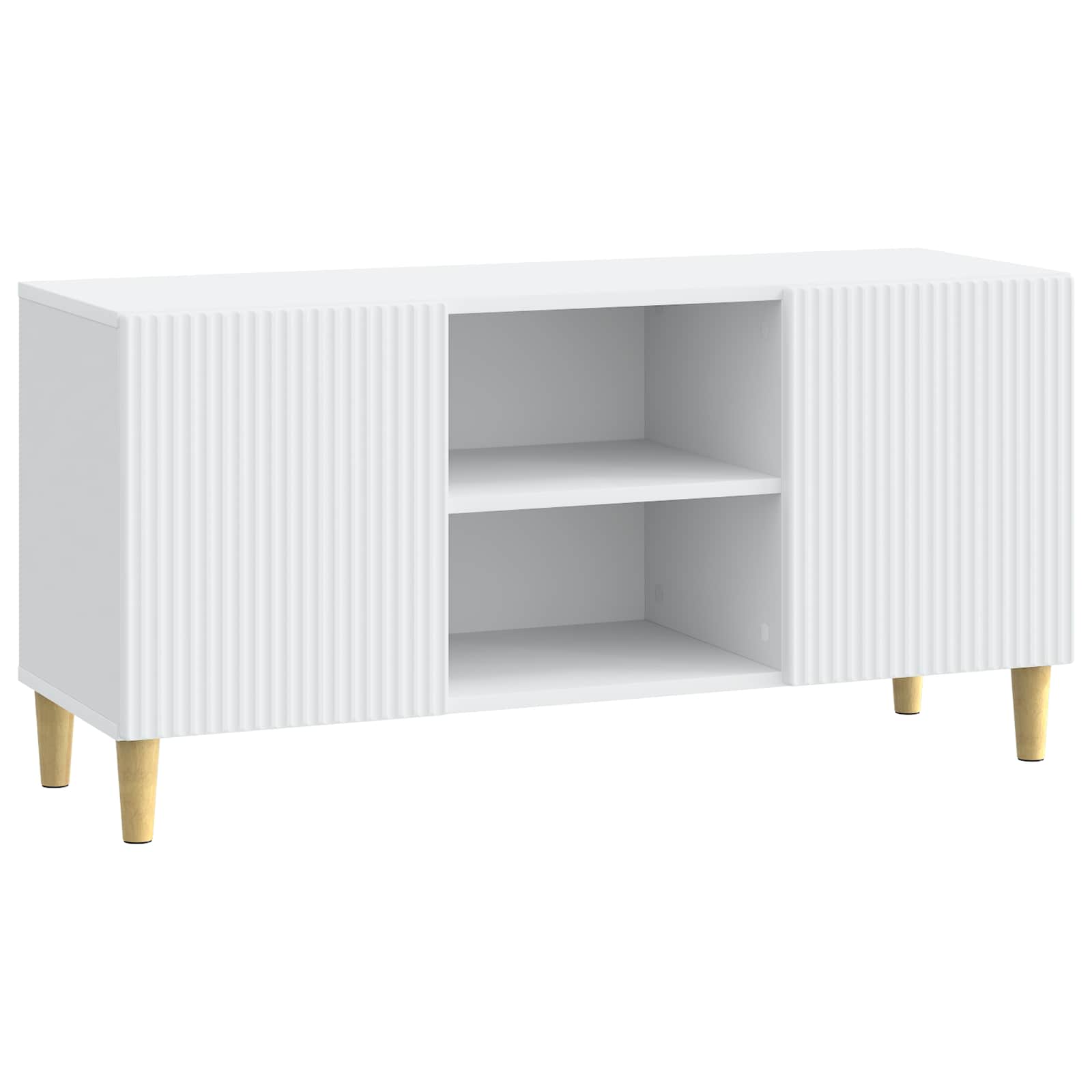 vidaXL Cabinet TV Alb 102 x 34,5 x 50 cm Lemn prelucrat