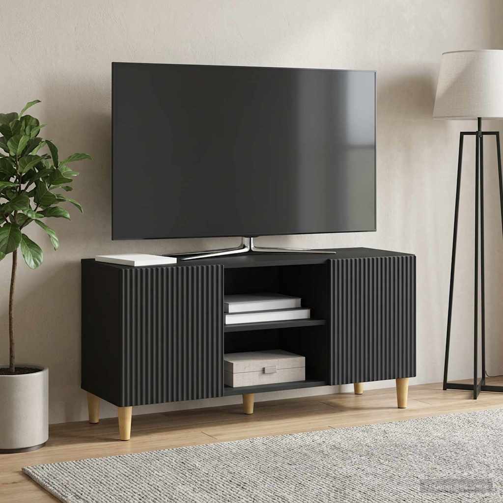 TV-kaappi Musta 102 x 34,5 x 50 cm Tekninen puu