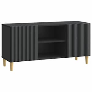 Televizní skříň Černá 102 x 34,5 x 50 cm Kompozitní dřevo - obrázek 2