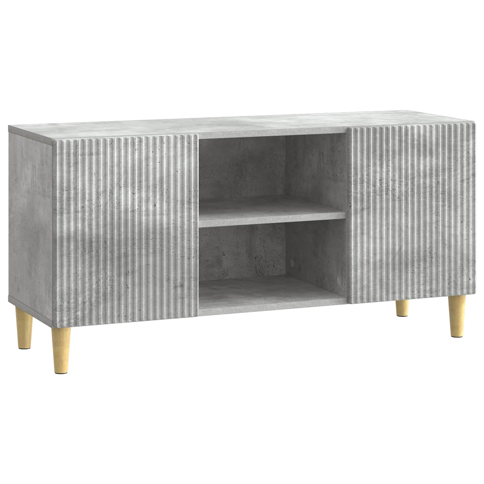 vidaXL Cabinet TV Gri Beton 102 x 34,5 x 50 cm Lemn prelucrat