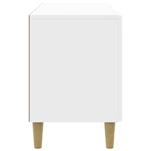 Televizní skříň Bílá s vysokým leskem 102 x 34,5 x 50 cm - obrázek 5