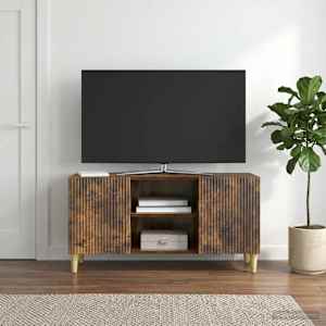 TV omarica Dimljen hrast 102 x 34,5 x 50 cm Inženirski les