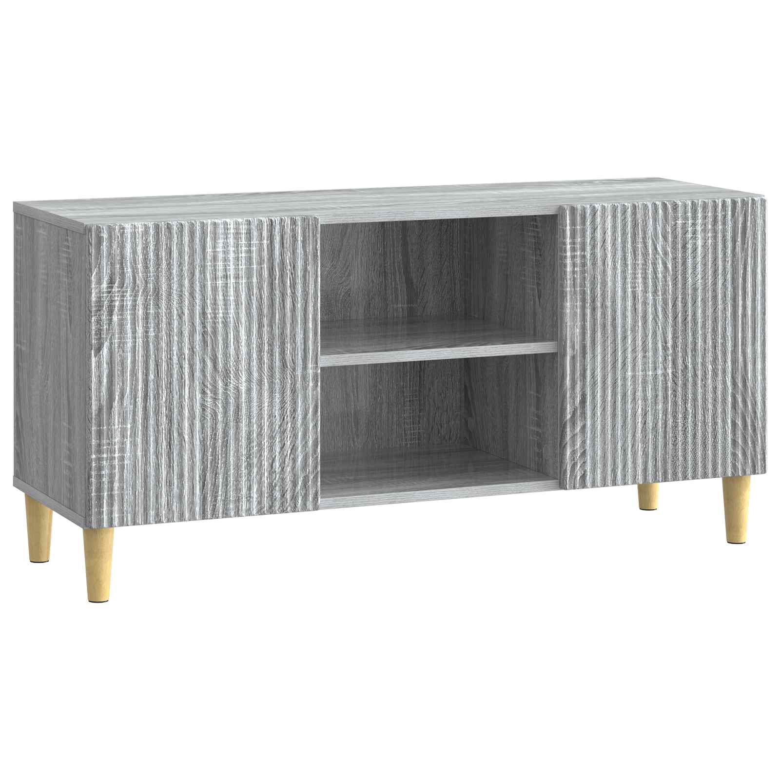 vidaXL Cabinet TV Sonoma gri 102 x 34,5 x 50 cm Lemn prelucrat