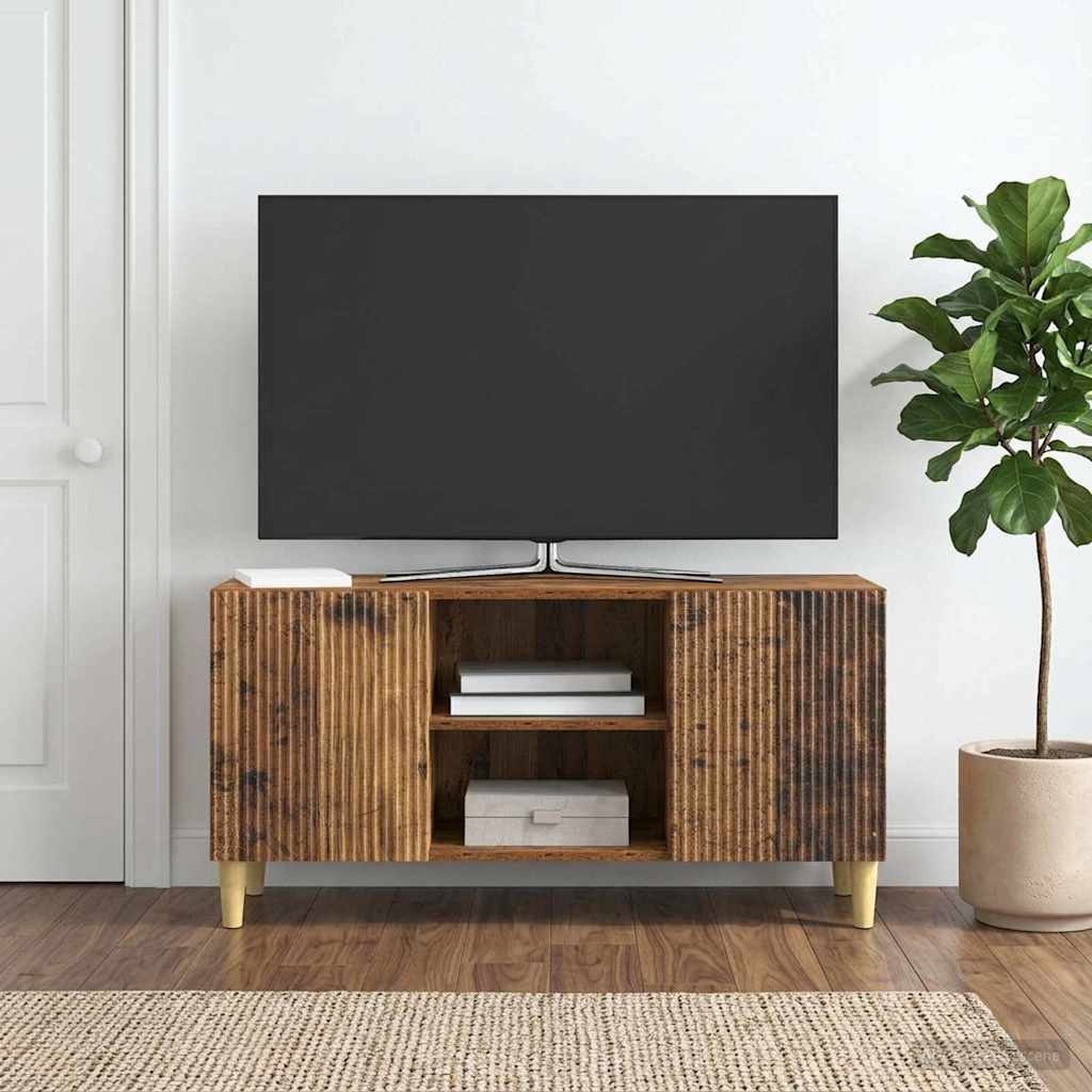 TV-kaappi Vanha puu 102 x 34,5 x 50 cm Tekninen puu