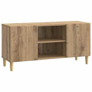 Televizní skříň 102 x 34,5 x 50 cm Dub artisan Kompozitní dřevo - obrázek 2