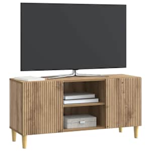 Televizní skříň 102 x 34,5 x 50 cm Dub artisan Kompozitní dřevo - obrázek 3