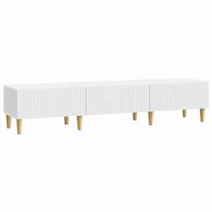 TV omarica s predalom Bela 147 x 34,5 x 30 cm Inženirski les