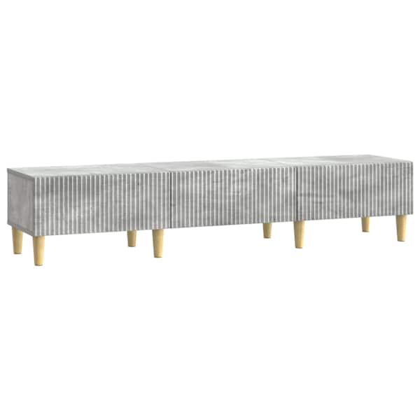 vidaXL Telerikapp sahtliga Betoonhall 147 x 34,5 x 30 cm Tehispuit