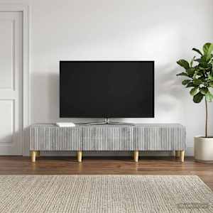 TV omarica Siva Sonoma 147 x 34,5 x 30 cm Inženirski les