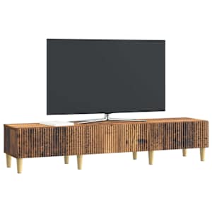 Televizní skříň Staré dřevo 147 x 34,5 x 30 cm Kompozitní dřevo - obrázek 3