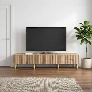 Televizní skříň 147 x 34,5 x 30 cm Dub artisan Kompozitní dřevo - obrázek 4