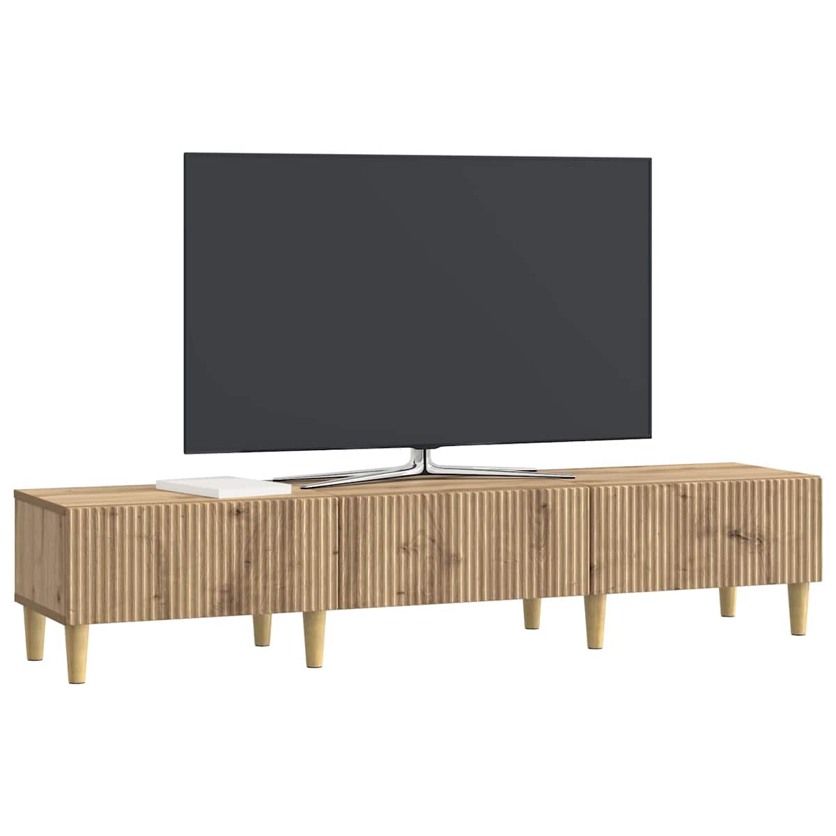 TV-skab 147 x 34,5 x 30 cm Konstrueret træ - Billede 3