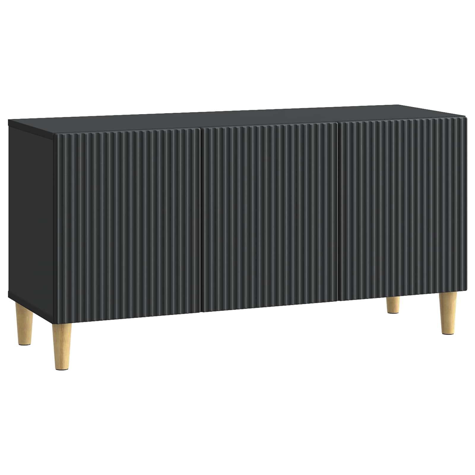 vidaXL Cabinet TV Negru 99 x 34,5 x 50 cm Lemn prelucrat
