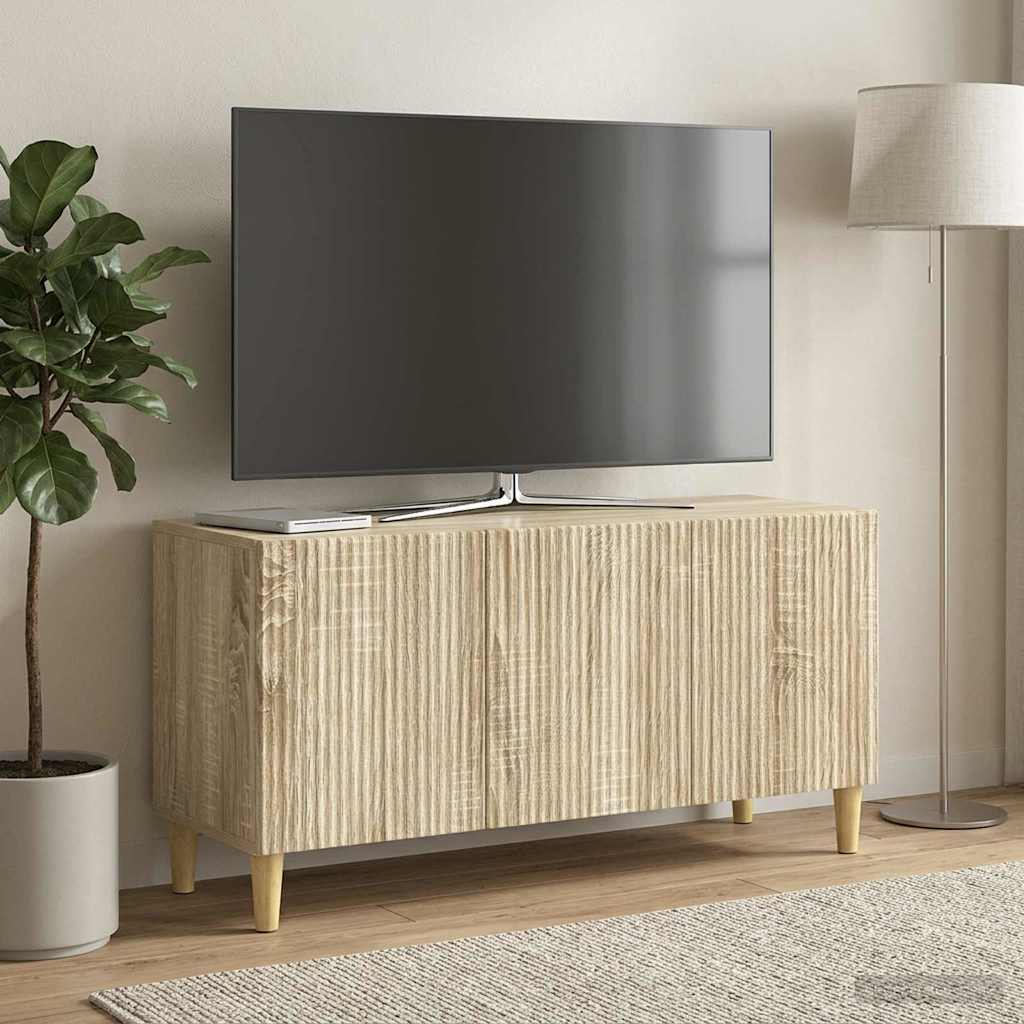 vidaXL Cabinet TV Stejar Sonoma 99 x 34,5 x 50 cm Lemn prelucrat
