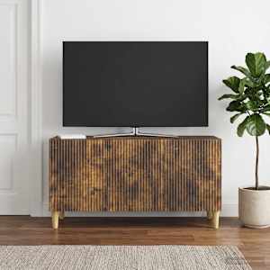 TV omarica Dimljen hrast 99 x 34,5 x 50 cm Inženirski les