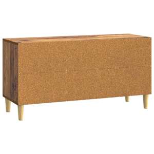 Televizní skříň Staré dřevo 99 x 34,5 x 50 cm Kompozitní dřevo - obrázek 8