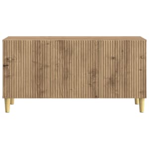 Televizní skříň Dub artisan 99 x 34,5 x 50 cm Kompozitní dřevo - obrázek 4